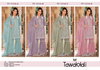 Tawakal 1316 Naylon Orgenza  With Embroidery Work Top With Plazo Dupatta Bulk Orders In India